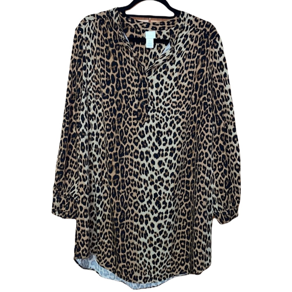 H&M Cheetah Print Dress - Brown & Black - Size L